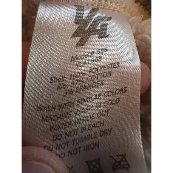 YoungLA polar teddy fleece pullover jacket gold zipper logo XXL streetwear - Picture 8 of 12